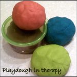 Playdough in Therapy