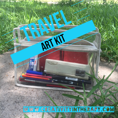Do More With Less: What's in my art travel kit?