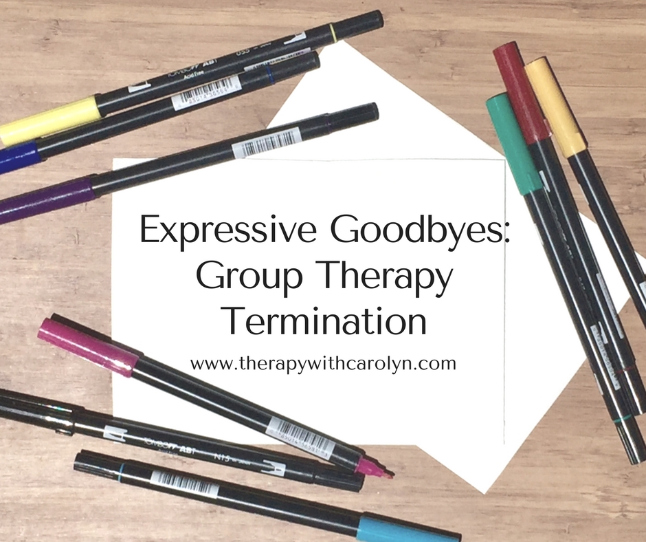 Expressive Goodbyes Group Termination Art Activity | Creativity in Therapy